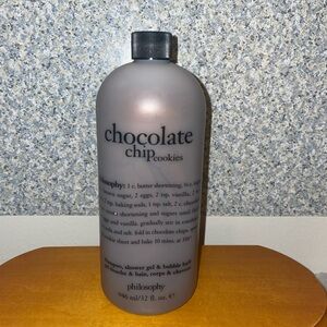 Philosophy Chocolate Chip Cookies Shampoo, Shower Gel, & Bubble Bath 32 oz New
